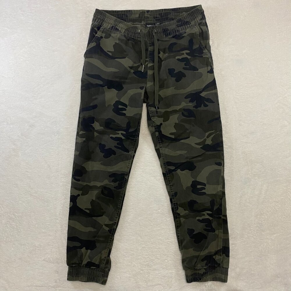 Tattoo Camo Jogger Drawstring Pants Size Medium